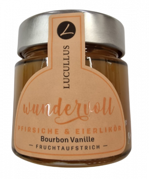 Pfirsich mit Eierlikör